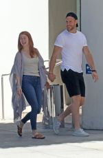 JULIANNE HOUGH and Brooks Laich Leaves a Doctors Office in Beverly Hills 05/03/2018