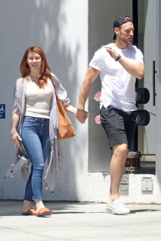JULIANNE HOUGH and Brooks Laich Leaves a Doctors Office in Beverly Hills 05/03/2018