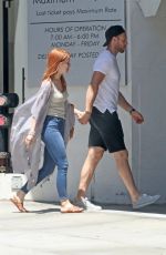 JULIANNE HOUGH and Brooks Laich Leaves a Doctors Office in Beverly Hills 05/03/2018