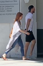 JULIANNE HOUGH and Brooks Laich Leaves a Doctors Office in Beverly Hills 05/03/2018