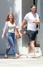 JULIANNE HOUGH and Brooks Laich Leaves a Doctors Office in Beverly Hills 05/03/2018
