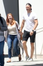 JULIANNE HOUGH and Brooks Laich Leaves a Doctors Office in Beverly Hills 05/03/2018