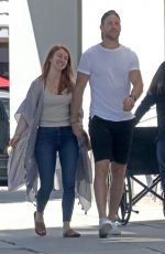 JULIANNE HOUGH and Brooks Laich Leaves a Doctors Office in Beverly Hills 05/03/2018