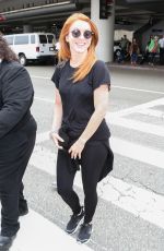 JULIANNE HOUGH at LAX Airport in Los Angeles 05/23/2018