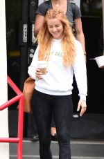 JULIANNE HOUGH Leaves a Gym in Los Angeles 05/30/2018