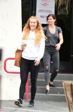 JULIANNE HOUGH Leaves a Gym in Los Angeles 05/30/2018