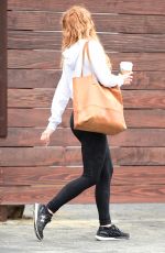 JULIANNE HOUGH Leaves a Gym in Los Angeles 05/30/2018