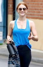 JULIANNE HOUGH Leaves a Gym in Studio City 05/01/2018