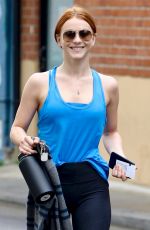 JULIANNE HOUGH Leaves a Gym in Studio City 05/01/2018