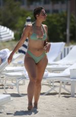 JULIEANNA YESLUZ GODDARD in Bikini on the Beach in Miami 05/08/2018
