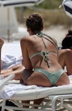 JULIEANNA YESLUZ GODDARD in Bikini on the Beach in Miami 05/08/2018