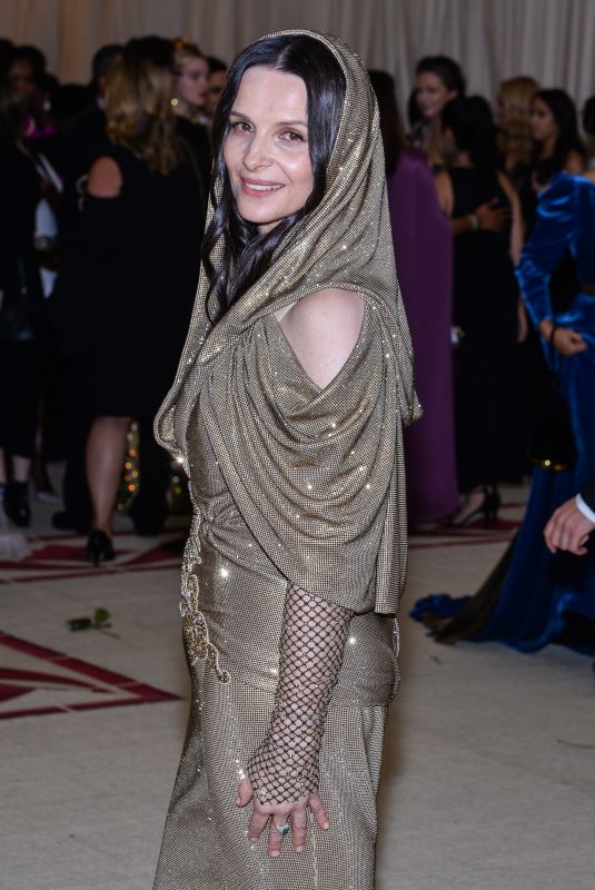 JULIETTE BINOCHE at MET Gala 2018 in New York 05/07/2018