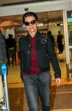 JULIETTE BINOCHE at Nice Airport 05/13/2018