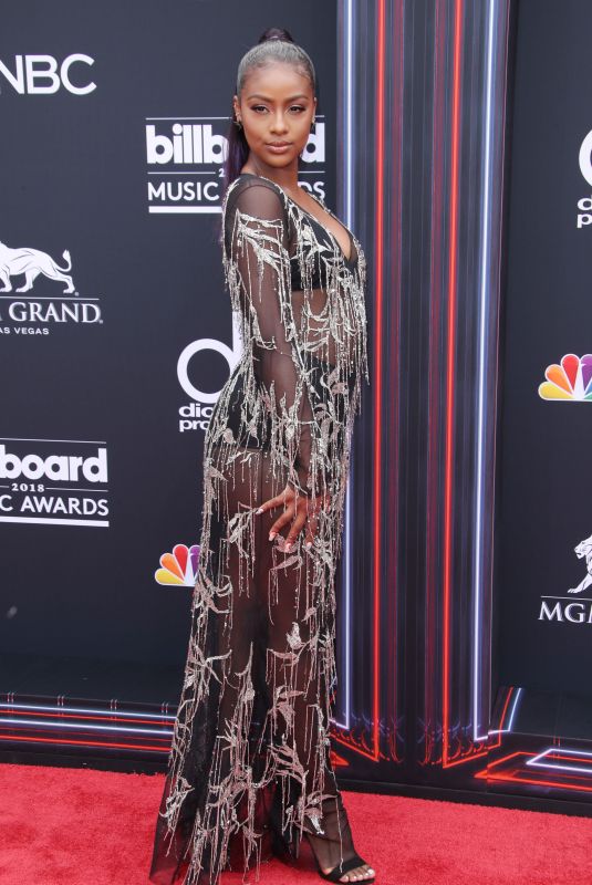 JUSTINE SKYE at Billboard Music Awards in Las Vegas 05/20/2018
