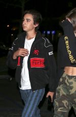 KAIA GERBER and Travis Jackson Night Out in Malibu 04/29/2018