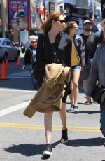 KAREN GILLAN at Zoe Saldana Star on the Hollywood Walk of Fame Ceremnoy in Los Angeles 05/03/2018