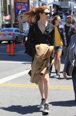 KAREN GILLAN at Zoe Saldana Star on the Hollywood Walk of Fame Ceremnoy in Los Angeles 05/03/2018