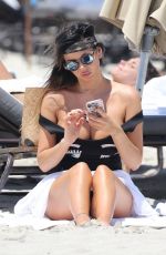 KARINA JELINEK at a Beach in Miami 05/17/2018