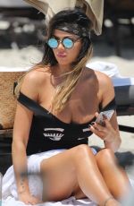 KARINA JELINEK at a Beach in Miami 05/17/2018