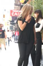 KATE MOSS at a Smoke Break in New York 05/09/2018