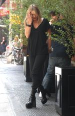 KATE MOSS at a Smoke Break in New York 05/09/2018