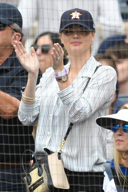 KATE UPTON at Yankees vs Astros Game in Bronx 05/28/2018