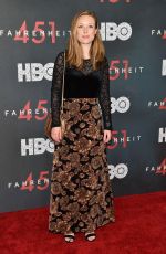 KATHARINE CULLEN at Fahrenheit 451 Premiere in New York 05/08/2018