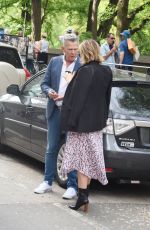KATHARINE MCPHEE and David Foster Out on Central Park in New York 05/11/2018