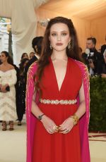 KATHERINE LANGFORD at MET Gala 2018 in New York 05/07/2018