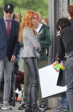 KATHERINE MCNAMARA on the Set of Shadowhunters in Paris 05/17/2018