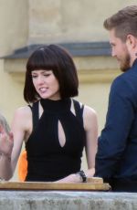 KATHERINE MCNAMARA on the Set of Shadowhunters, Season 3 in Paris 05/17/2018