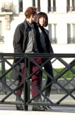 KATHERINE MCNAMARA on the Set of Shadowhunters, Season 3 in Paris 05/17/2018