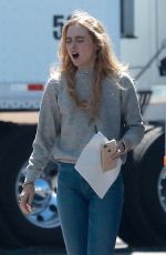 KATHRYN NEWTON Arrives to Set of Big Little Lies in Malibu 05/23/2018
