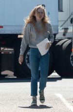 KATHRYN NEWTON Arrives to Set of Big Little Lies in Malibu 05/23/2018