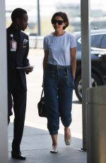 KATIE HOLMES Arrives at JFK Airport in New York 05/07/2018