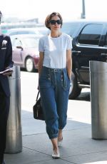KATIE HOLMES Arrives at JFK Airport in New York 05/07/2018