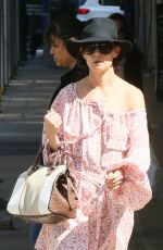 KATIE HOLMES Out and About in New York 05/14/2018