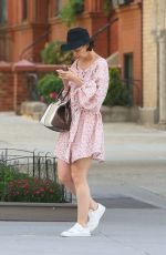 KATIE HOLMES Out and About in New York 05/14/2018