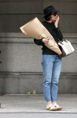 KATIE HOLMES Out and About in New York 05/18/2018