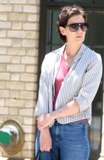 KATIE HOLMES Out and About in New York 05/24/2018