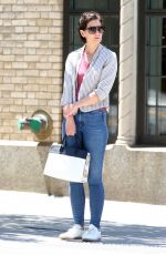 KATIE HOLMES Out and About in New York 05/24/2018