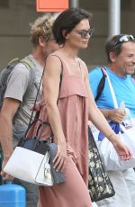 KATIE HOLMES Out and About in New York 05/29/2018