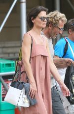 KATIE HOLMES Out and About in New York 05/29/2018