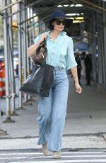 KATIE HOLMES Out in New York 05/01/2018