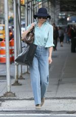 KATIE HOLMES Out in New York 05/01/2018