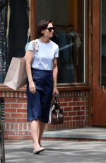 KATIE HOLMES Out in New York 05/15/2018