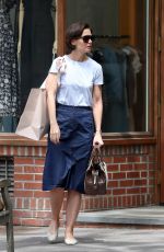 KATIE HOLMES Out in New York 05/15/2018