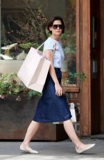 KATIE HOLMES Out in New York 05/15/2018
