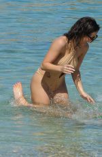 KATIE SALMON and INDIA JENNINGS in Bikinis at a Beach in Marbella 04/24/2018