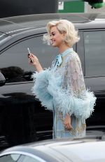 KATY PERRY American Idol Set in Los Angeles 05/20/2018